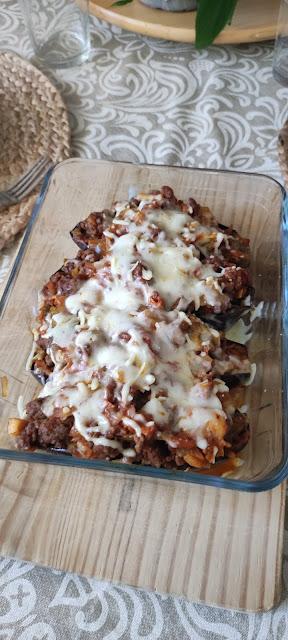 BERENJENA RELLENA DE CARNE