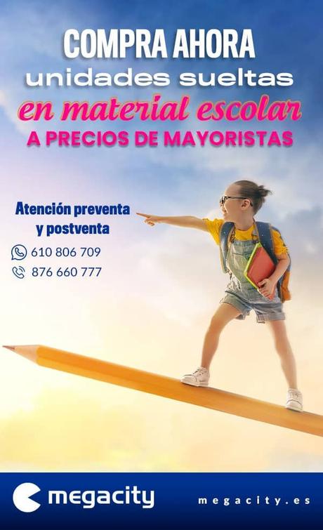 Megacity facilita la vuelta al cole a todos sus clientes