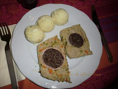 Pastel de carne con morcilla