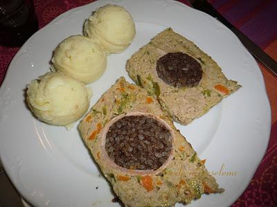 Pastel de carne con morcilla