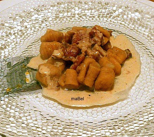 Ñoquis de castañas - gnocchi di castagne