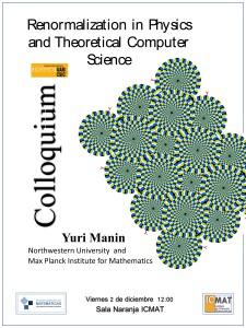 Yuri I. Manin en el Coloquio ICMAT-UAM