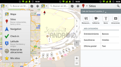 Google Maps 6.0 para Android, con los interiores de auropuertos y centros comerciales