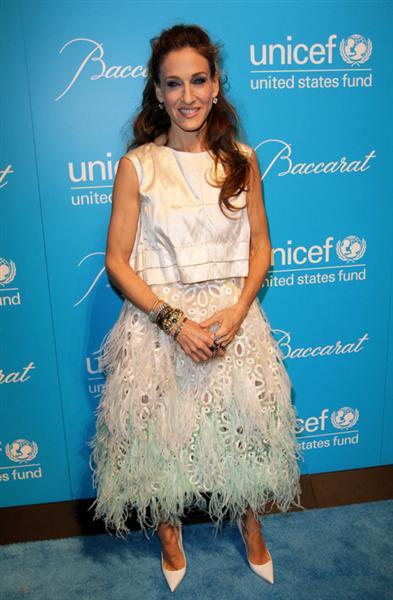Sarah Jessica Parker y Uma Thurman en la Gala de Unicef