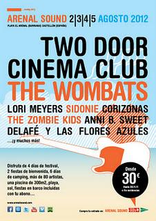 The Wombats Al Arenal Sound 2012
