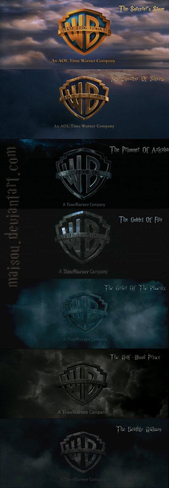 Tocala otra vez II: Evolucion de logo de Harry Potter