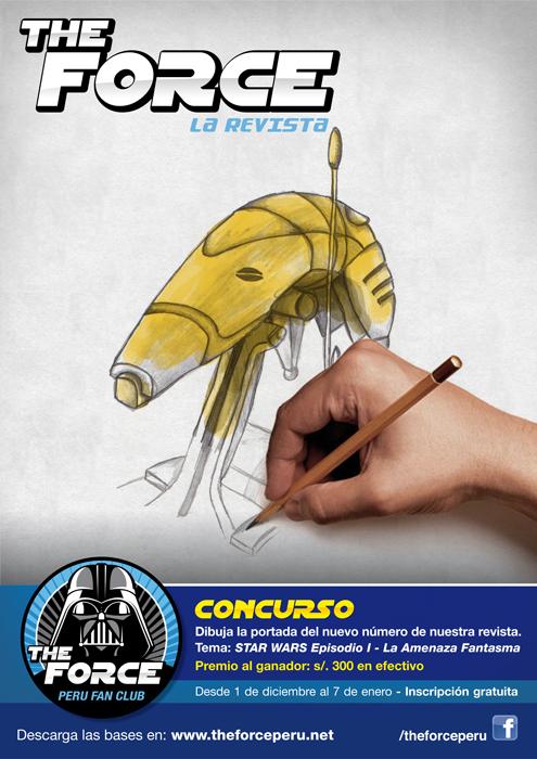 Concurso: Dibuja la portada de la revista The Force número 8