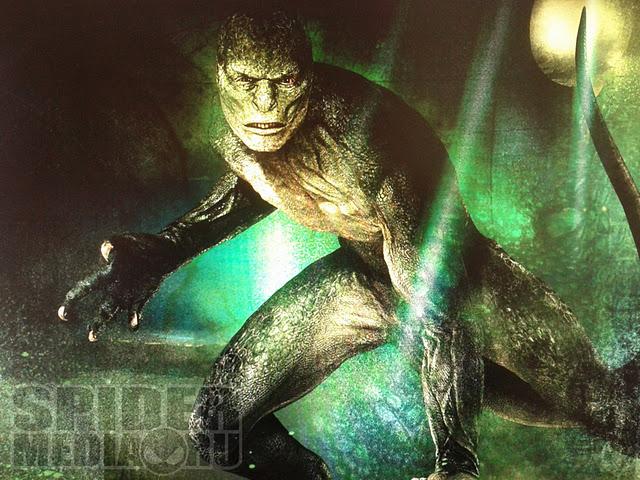Concept-art de El Lagarto en The Amazing Spiderman
