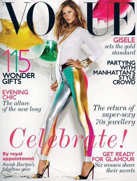 Vogue magazine December11 issue Gisele Bundchen Vogue Magazine December 2011 Issue Cover