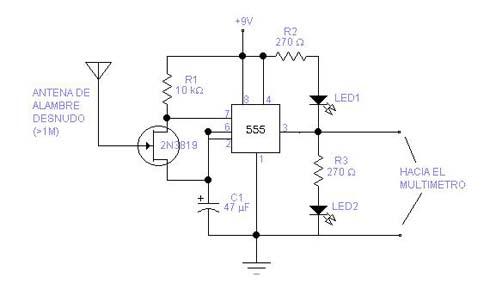 diagrama eléctrico del dispositivo