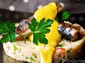 Sardinas brasa sobre taboule azafrán