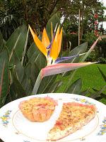 QUICHE O TARTA SALADA DE CARNE, REMOLACHA Y BERENJENA.