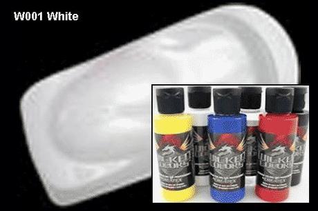 Más Tipos de Pinturas para aerografía COLOR WICKED W001 BLANCO (60 ml.)