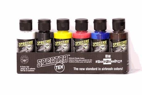 Más Tipos de Pinturas para aerografía PRIMARY SET