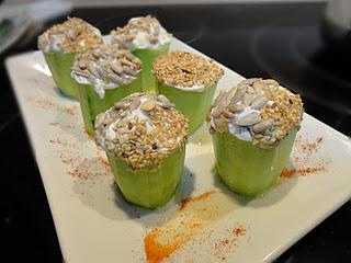 Pepinos rellenos