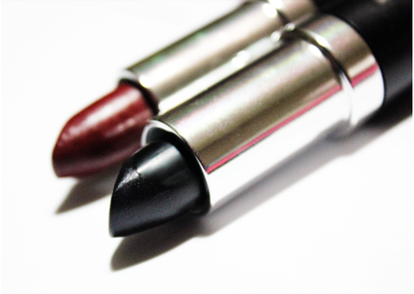 Reseña: Labiales Manic Panic en Raven y Blood Red