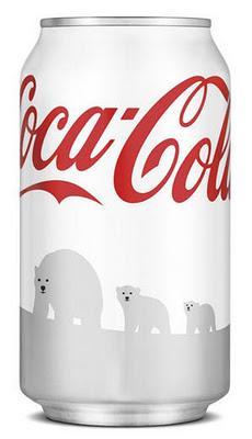 Coca-Cola cancela las latas blancas de apoyo al calentamiento global