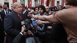 Anunció el mandatario venezolano: Conversaciones Chávez- Rousseff- Fernández: se comienza a delinear el eje Caracas- Brasilia- Buenos Aires.
