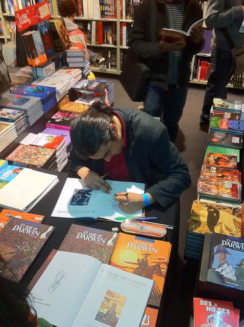 Algunas fotos de las Jornadas Comiqueras celebradas en la FNAC