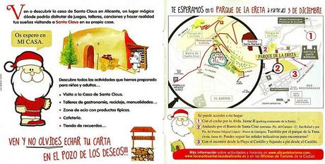 Alicante. La Casa de Santa Claus en el Parque de La Ereta de Alicante