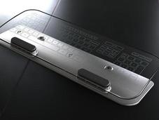 Impresionante teclado multi-touch cristal software código abierto