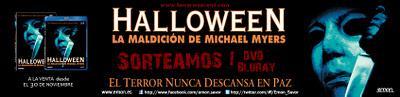 Concurso 1 DVD y 1 Blu-ray de Halloween: La maldición de Michael Myers