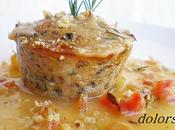 Pastelitos patata acelga roja salsa pencas queso cabra