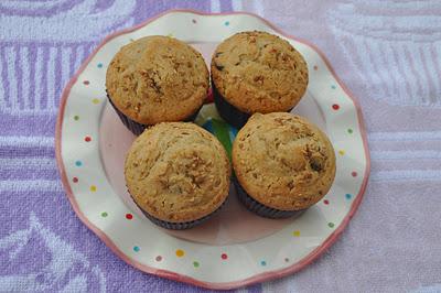 Magdalenas De Gofio Y Arándanos