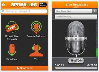 Spreaker disponible ya para iPhone