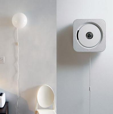 My Wishlist: reproductor de CD de pared de Muji My Wishlist: reproductor de CD de pared de Muji
