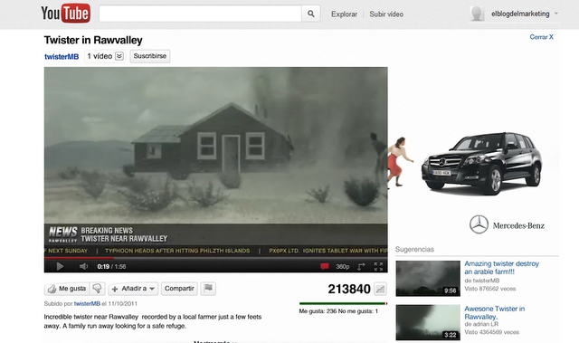 Mercedes Benz y su atractiva acción viral en Youtube