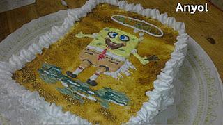 Tarta de Bob Esponja