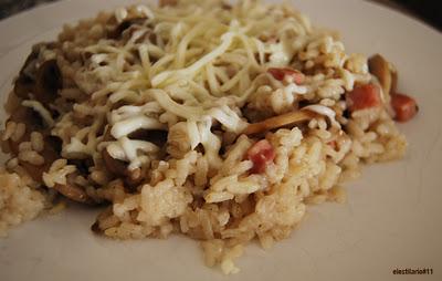 El Recetario: Arroz con champiñones