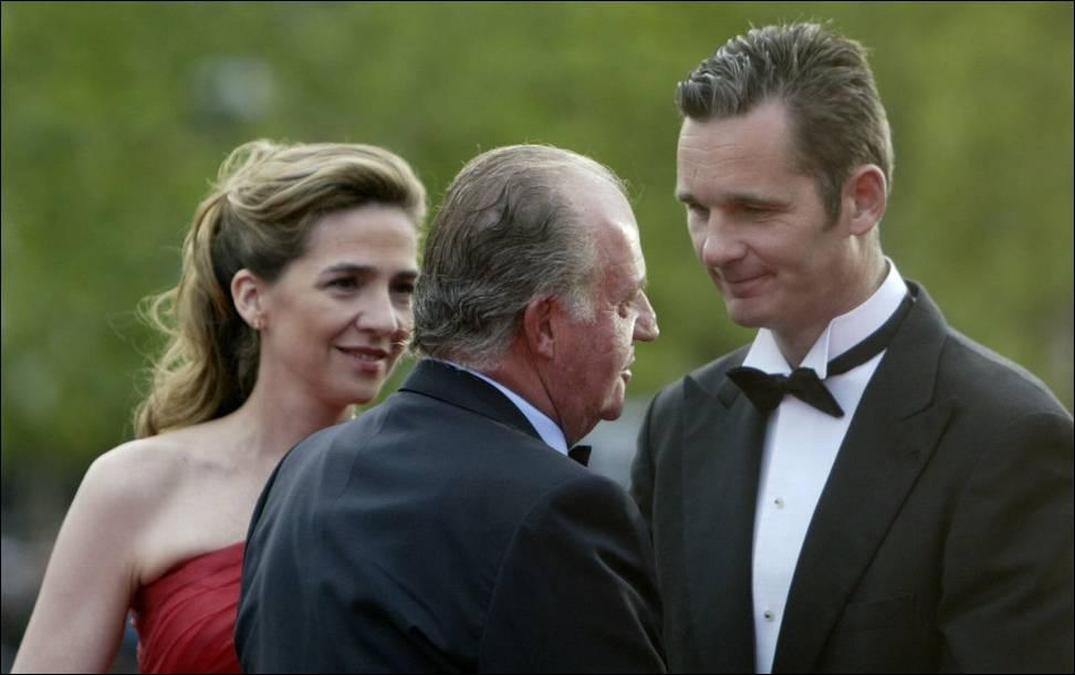 El Rey Juan Carlos I y su yerno Iñaqui Urdangarin