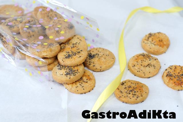 Galletas de parmesano y amapola