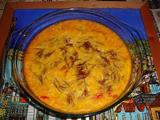 PASTEL DE VERDURAS Y QUINOA CON CEBOLLA  CARAMELIZADA