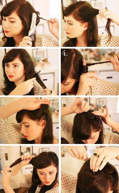 Tutorial peinado años 40/40's hair tutorial