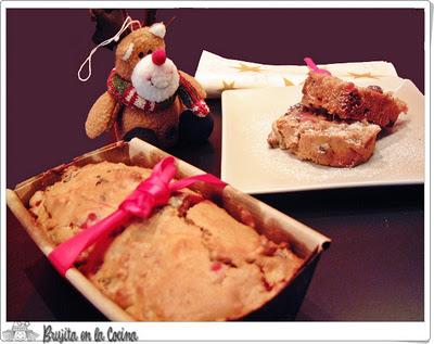 Sencillo bizcocho de navidad