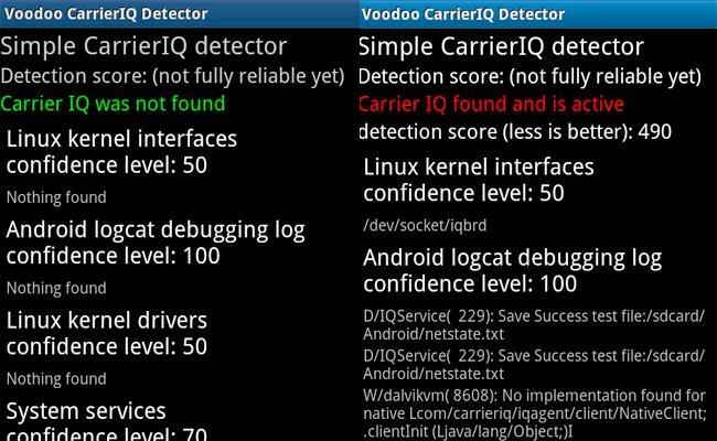 Cómo comprobar en un Android si se tiene CarrierIQ sin ser Root
