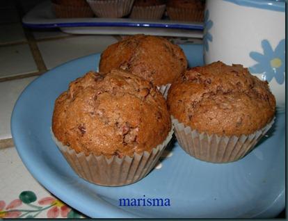 Muffins de chocolate