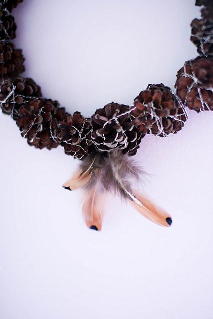 Decoración Navidad: Corona de Piñas