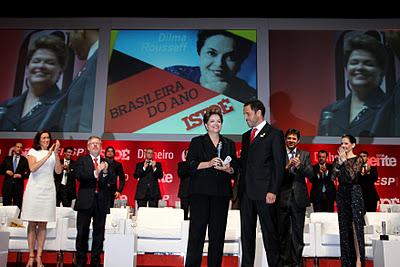 La presidenta Dilma Rousseff es electa la Brasileña del Año 2011