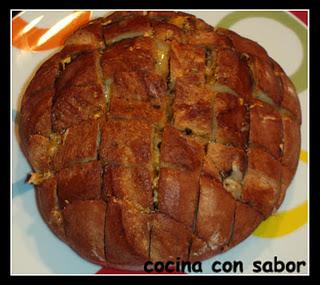 Pan relleno de queso