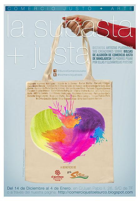 Comercio Justo + Arte + la subasta más Justa