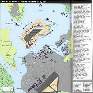 Japón ataca por sorpresa la base naval norteamericana de Pearl Harbor - 07/12/1941.