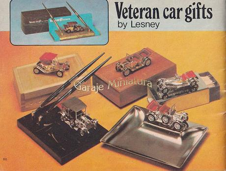 Matchbox Yesteryear como regalos de escritorio en oro y plata Matchbox Yesteryear como regalos de escritorio en oro y plata