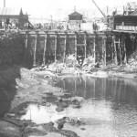 1900:Construcción del dique de Gamazo