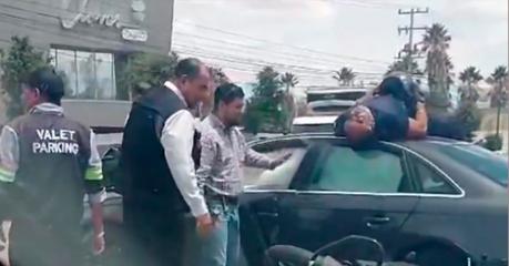 (video)Accidente vial en avenida Chapultepec deja dos lesionados