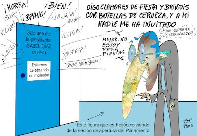 Los mayores pasan el verano solos o maltratados en residencias… mientras, en la derecha, pululan las caras largas, en el inicio de la legislatura.