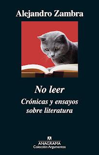 No leer, por Alejandro Zambra
